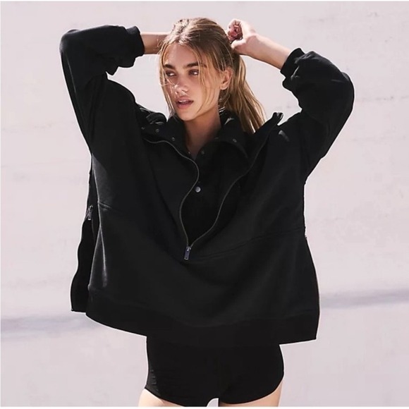 Free People Movement Venture Pullover Black Size XL - Picture 1 of 9